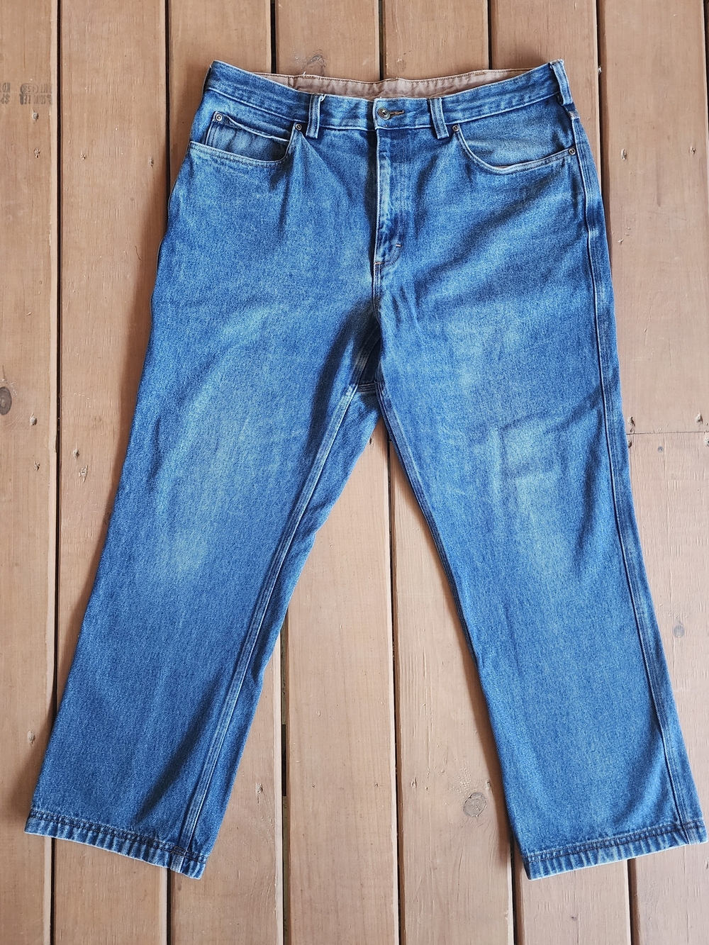 Duluth Trading Co Relaxed Straight Leg Heavy Thick Durable Late 2010s 38x30